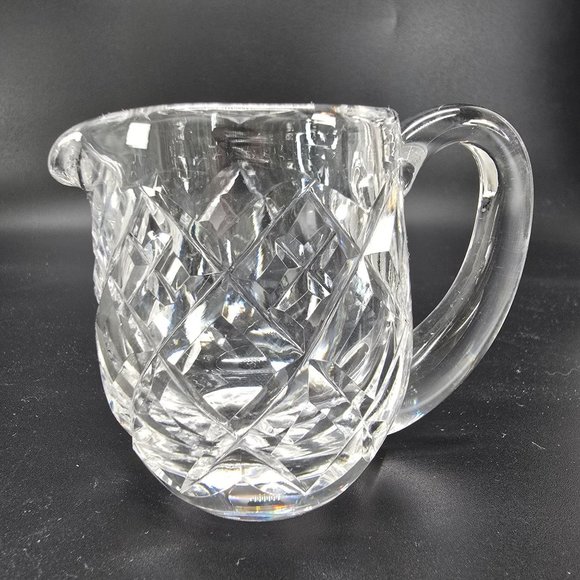 Waterford Vintage Creamer With Diamond Pattern & Handle JJ3822 - Picture 1 of 9